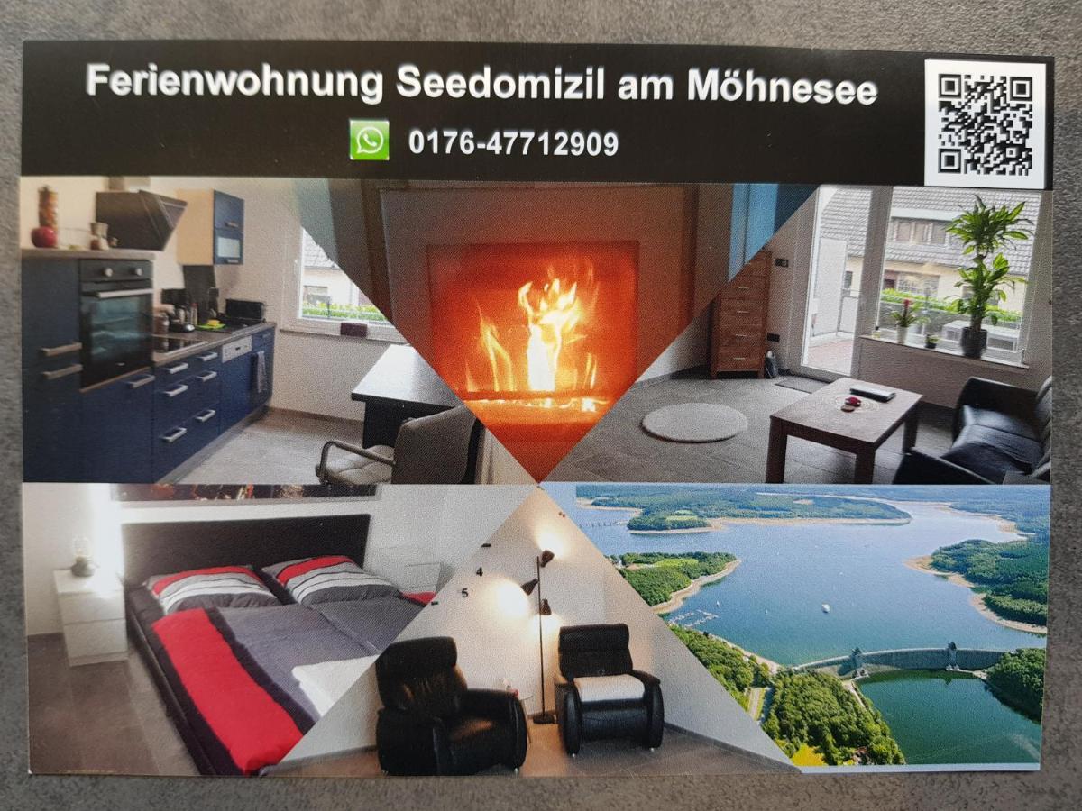 --- Seedomizil --- Moderne Ferienwohnung Mit Terrasse Möhnesee Zewnętrze zdjęcie