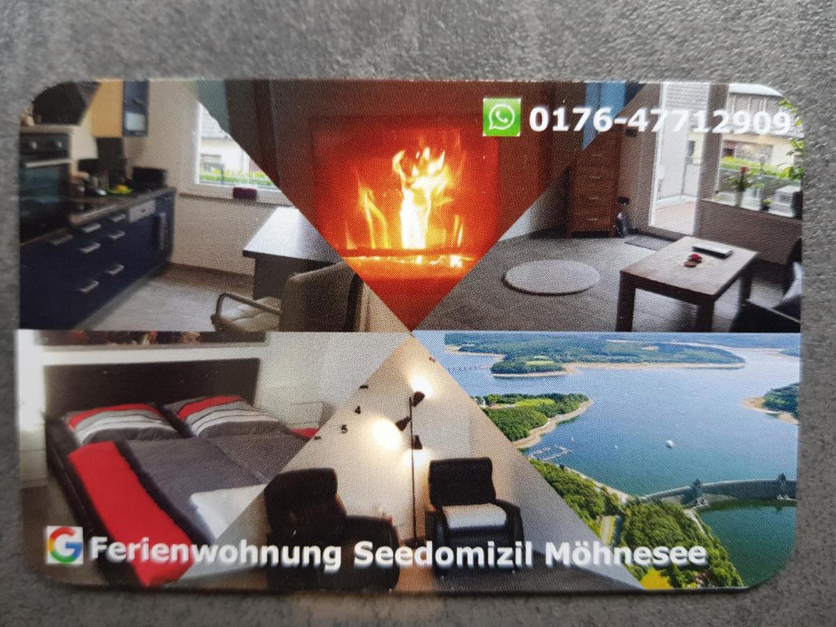 --- Seedomizil --- Moderne Ferienwohnung Mit Terrasse Möhnesee Zewnętrze zdjęcie